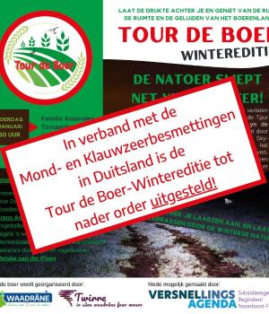 UITGESTELD: Tour de Boer Wintereditie