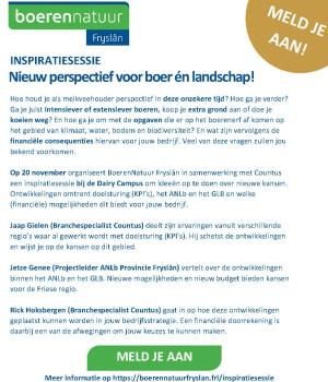 Inspiratiesessie: Nieuw perspectief voor boer én landschap!